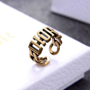 Diorevolution Ring Antique Metal Gold