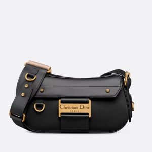 Small Dior Streetchic Bag In Vintage Smooth Calfskin Black