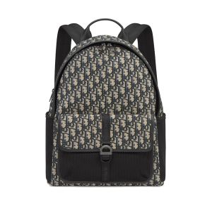 Dior 8 Backpack In Oblique Jacquard Blue