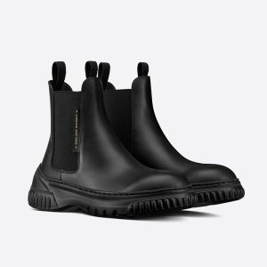 Dior D-Racer Ankle Boots Women Calfskin Black