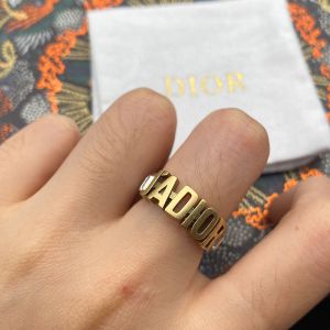 J'Adior Ring Antique Metal with Faceted Crystals Gold