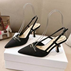 My Dior Slingback Pumps Women Technical Fabric Black