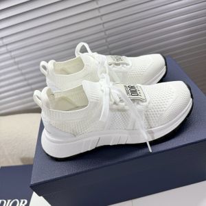 Run'n'Dior Sneakers Unisex Technical Mesh White