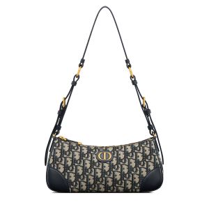 Mini Dior 30 Montaigne Wanderlust Bag In Oblique Jacquard Blue