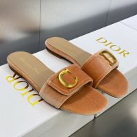 C'est Dior Slides Women Velvet Brown