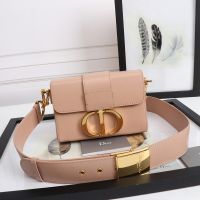 Dior 30 Montaigne Box Bag In Calfskin Pink