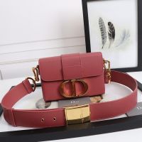 Dior 30 Montaigne Box Bag In Calfskin Rose