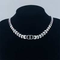 Dior 30 Montaigne Prestige Choker Metal with Marquise-cut Crystals Silver