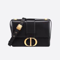 Dior 30 Montaigne Bag In Box Calfskin Black