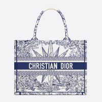 Dior Book Tote Reve d'Infini Motif Canvas Blue