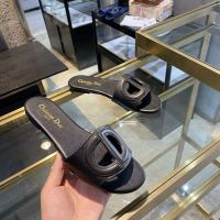 Dior D-Club Slides Women Calfskin Black