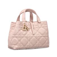 Dior Toujours Bag In Macrocannage Calfskin Pink