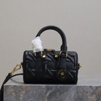 Dior Groove 17 Bag In Graphic Cannage Calfskin Black