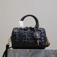 Dior Groove 20 Bag In Graphic Cannage Calfskin Black