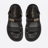 DiorAct Sandals Women Calfskin Black