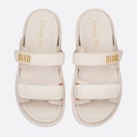 DiorAct Slides Women Calfskin White