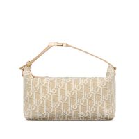 Medium DiorTravel Nomad Pouch In Oblique Jacquard Khaki