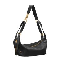 Small Dior D-Journey Bag In Flat Macrocannage Calfskin Black