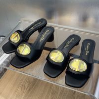 Forever Dior Slides Women Calfskin Black