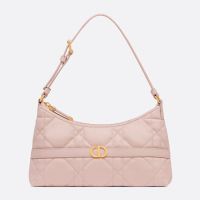 Mini Dior Miss Caro Cigale Bag In Macrocannage Lambskin Cherry