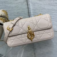 Mini Dior Miss Daisy Bag In Macrocannage Lambskin Cherry