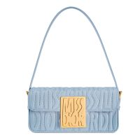 Miss Dior Flap Bag In Quilted Miss Dior Allover Calfskin Sky Blue