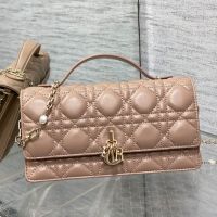 Mini My Dior Bag In Cannage Lambskin Lotus Pink