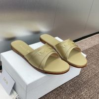 My Dior Slides Women Technical Fabric Khaki