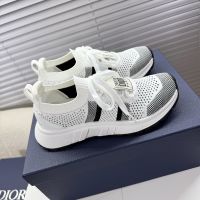 Run'n'Dior Sneakers Unisex Technical Mesh White/Black