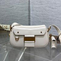 Small Dior Streetchic Bag In Vintage Smooth Calfskin White