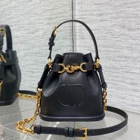 Small C'est Dior Bag CD-Embossed Calfskin Black