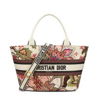 Christian Dior Hat Basket Bag Albero della Vita Embroidery Multicolor