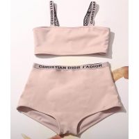 Christian Dior J'Adior High Waisted Bikini Women Lycra Pink