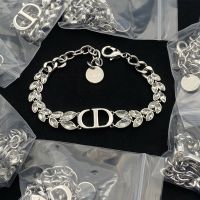 Dior 30 Montaigne Prestige Bracelet Metal with Marquise-cut Crystals Silver
