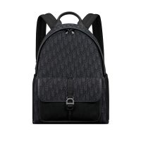 Dior 8 Backpack In Oblique Jacquard Black