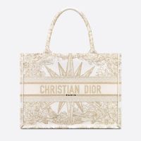 Dior Book Tote Reve d'Infini Motif Canvas White