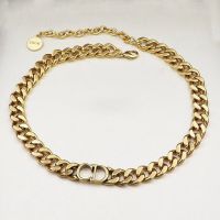 Dior Clair D Lune Choker Antique Metal Gold