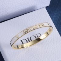 Dior Code Ragid Bangle Metal with Lacquer Gold/White