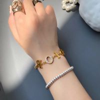 Diorevolution Bracelet Metal with Crystals Gold