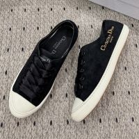 Dior Lucky Sneakers Women Satin Black