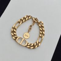 Dior Petit CD Bracelet Antique Metal Gold