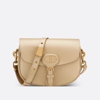 Medium Dior Bobby Bag In Box Calfskin Apricot