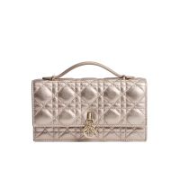 Mini My Dior Bag In Cannage Lambskin Gold